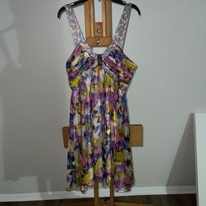 Nine West watercolor summer dress